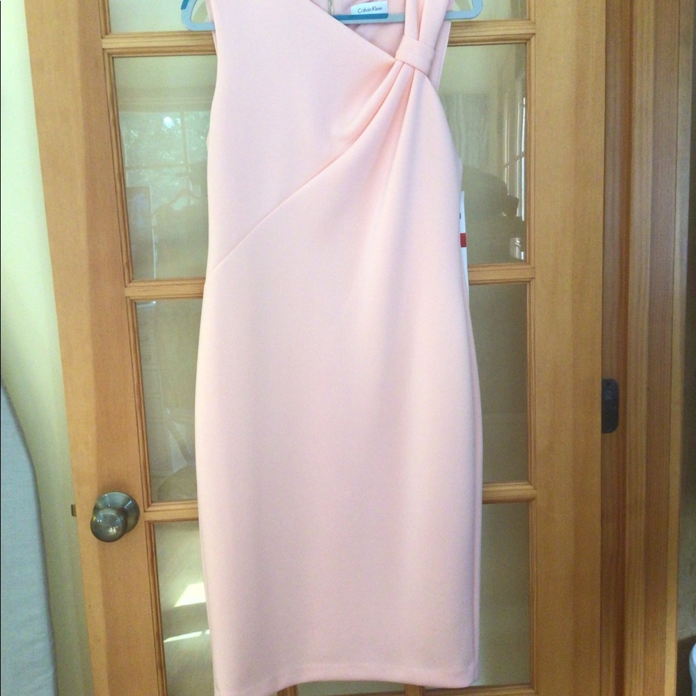 Calvin Klein Peach Dress Size 8